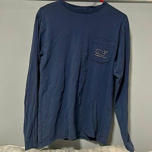 Dark Blue Vineyard Vines Long Sleeve 100% cotton